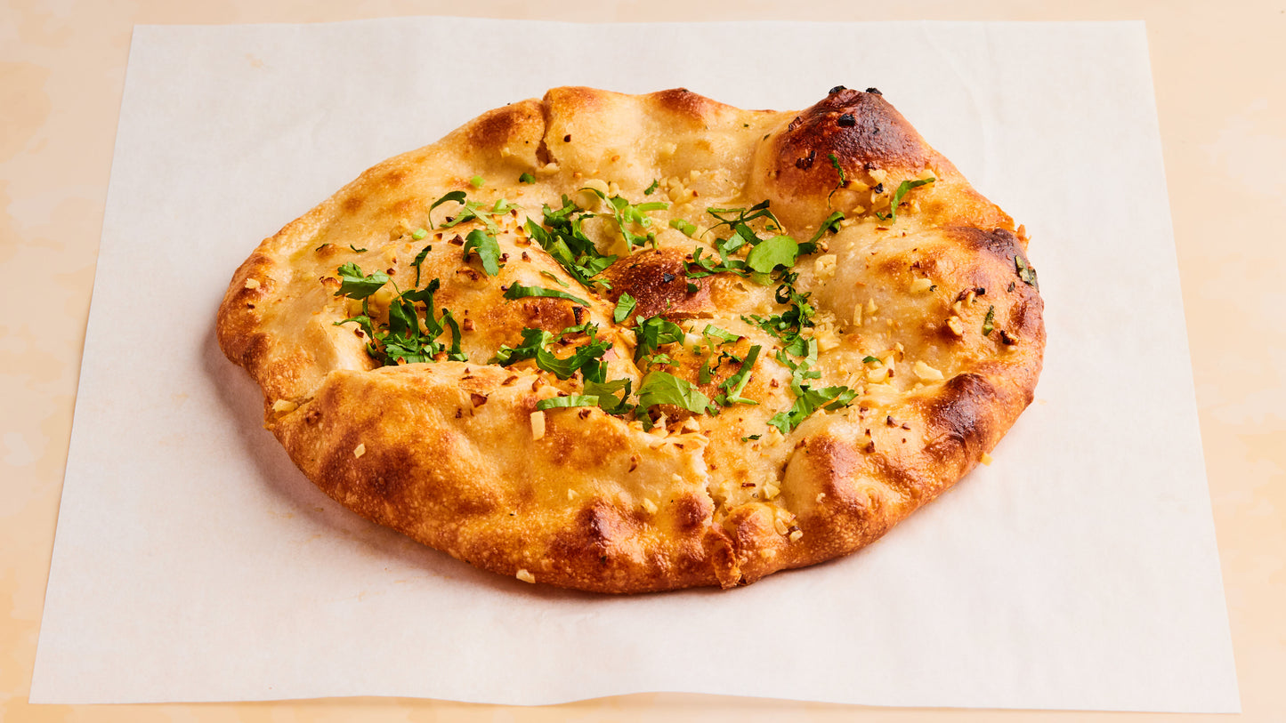 95. Chicken masala Naan